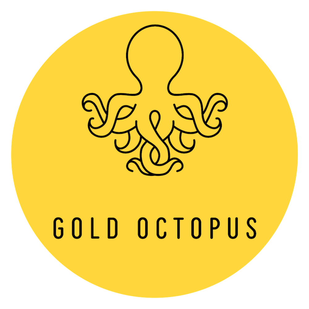 Gold Octopus Logo